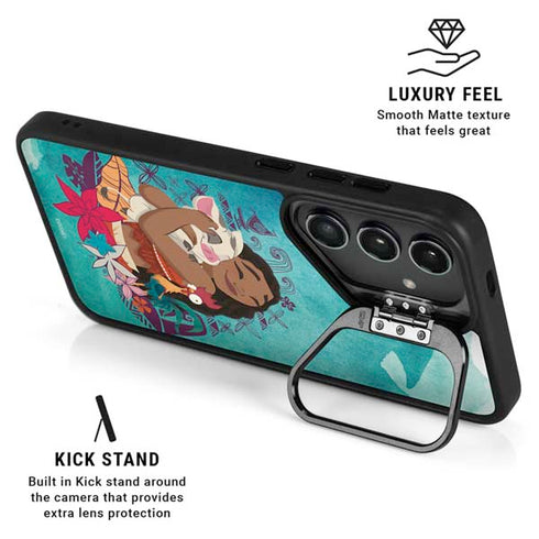 Disney Princess Moana with Pua and Heihei Galaxy S24 FE Kickstand Case